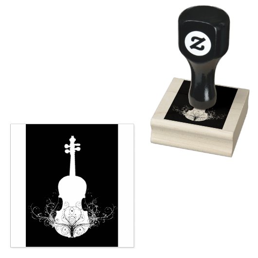 Briefmarke aus Geigenkautschuk Gummistempel (Stempel)