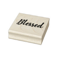 Briefmarke aus gesegnetem Holz