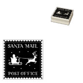 Briefmarke aus Gummi der Post von Santa Mail Gummistempel (Stempel)