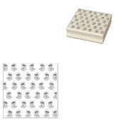 Briefmarke aus Gummi Duck Muster Gummistempel (Stempel)