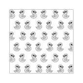 Briefmarke aus Gummi Duck Muster Gummistempel (Prägung)