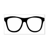 Briefmarke aus Gummi-Eyeglass mit Griff Gummistempel (Prägung)