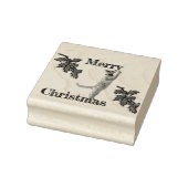 Briefmarke aus Gummi - Frohe Weihnachtsfeier und K Gummistempel (Stempel)