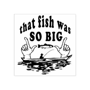 Briefmarke aus Gummi in der Fischereigeschichte Gummistempel