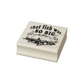 Briefmarke aus Gummi in der Fischereigeschichte Gummistempel (Stempel)