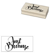 Briefmarke aus Gummi - nur weil Gummistempel (Stempel)