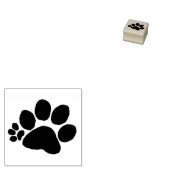 Briefmarke aus Gummi - Polydaktylrechter Pfote (v2 Gummistempel (Stempel)