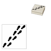 Briefmarke aus Gummi, Schuhdruck, Shoeprint Gummistempel (Stempel)