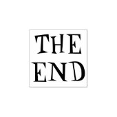 Briefmarke aus Gummi "The End" Gummistempel (Prägung)