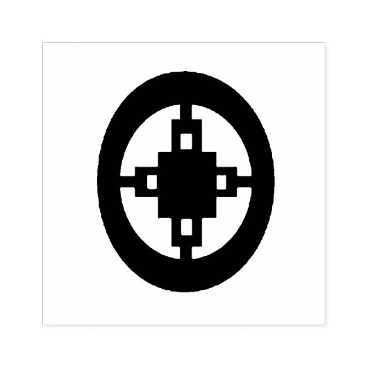 Briefmarke aus Holz Adinkra (Intelligenz) Gummistempel (Prägung)