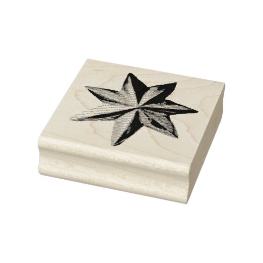 Briefmarke aus Holz Gummistempel (Stempel)