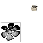 Briefmarke aus Holz Gummistempel (Stempel)