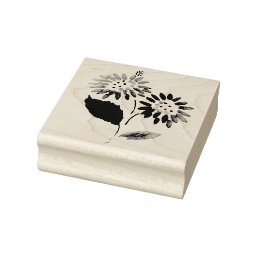 Briefmarke aus Holz Gummistempel (Stempel)