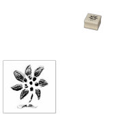 Briefmarke aus Holz Gummistempel (Stempel)