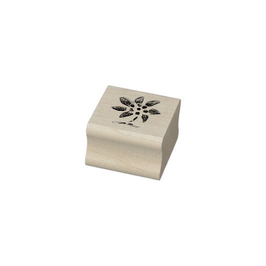 Briefmarke aus Holz Gummistempel (Stempel)