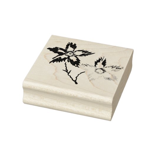 Briefmarke aus Holz Gummistempel (Stempel)