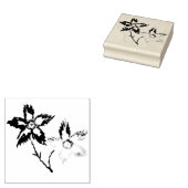 Briefmarke aus Holz Gummistempel (Stempel)