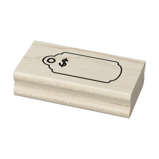 Briefmarke aus Holz Gummistempel (Stempel)