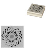 Briefmarke aus Holz Gummistempel (Stempel)