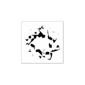 Briefmarke aus Holz Gummistempel (Prägung)