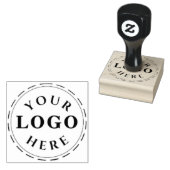 Briefmarke aus Holz - Personalisiertes Logo oder D Gummistempel (Stempel)