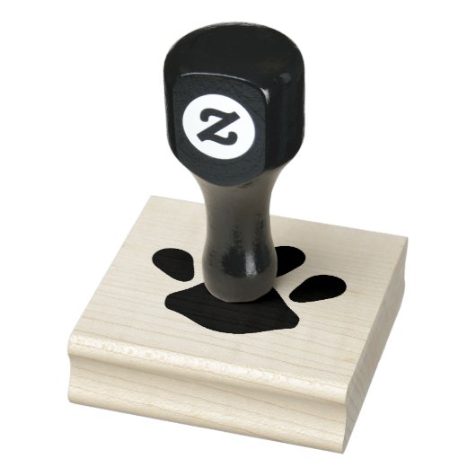 Briefmarke aus Holzpflaster Gummistempel (Stempel)