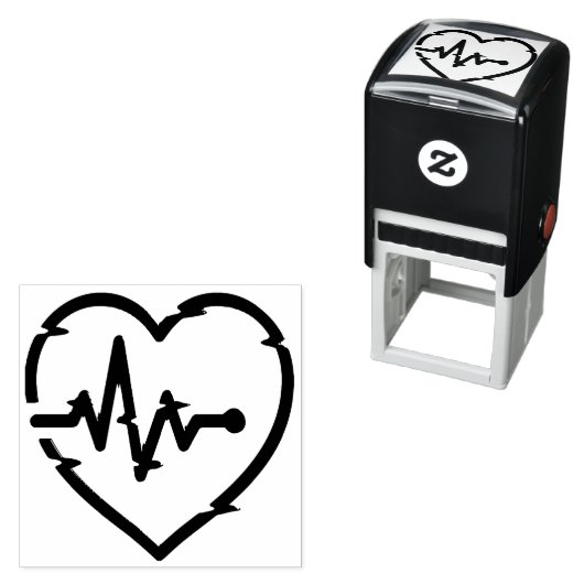 Briefmarke aus Karo, selbst bedruckt Permastempel (Beispiel)