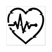 Briefmarke aus Karo, selbst bedruckt Permastempel (Design)