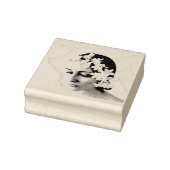 Briefmarke aus Kautschuk - Blume Gummistempel (Stempel)