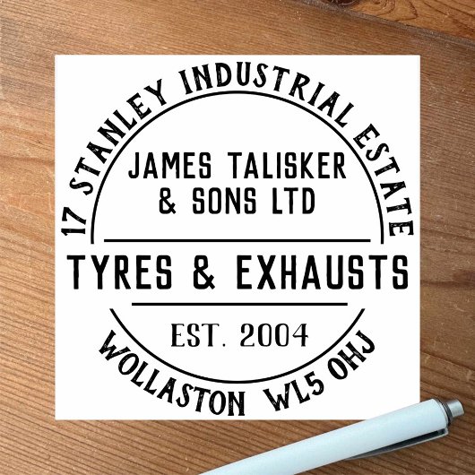 Briefmarke aus Kautschuk Gummistempel