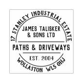 Briefmarke aus Kautschuk Gummistempel (Prägung)