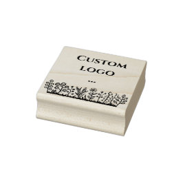 Briefmarke aus Kautschuk mit dem farbigen Logo Gummistempel