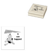 Briefmarke aus Kautschuk - Motivierend Schweine Gummistempel (Stempel)