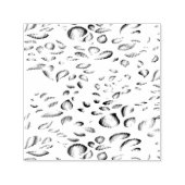 Briefmarke aus Kautschuk | Rund, vorbedruckt und v Permastempel (Design)