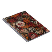 Briefmarke aus Kautschuk und Abzeichen aus Grunge Notizblock (Rechte Seite)