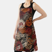 Briefmarke aus Kautschuk und Abzeichen aus Grunge Schürze (InSitu)