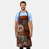 Briefmarke aus Kautschuk und Abzeichen aus Grunge Schürze (Getragen)