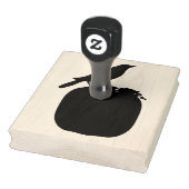 Briefmarke aus Kürbiskruste 4" x 5" Gummi Gummistempel (Stempel)