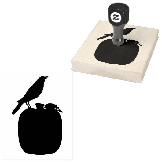 Briefmarke aus Kürbiskruste 4" x 5" Gummi Gummistempel (Stempel)