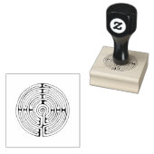 Briefmarke aus Labyrinth Gummistempel (Stempel)
