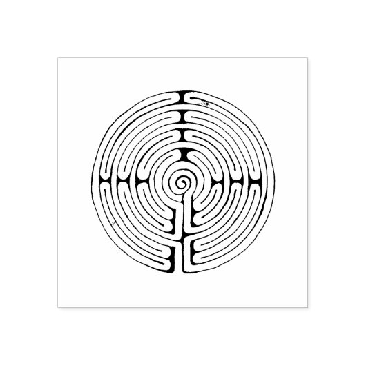 Briefmarke aus Labyrinth Gummistempel (Prägung)