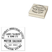 Briefmarke aus Motorrettungskautschuk Gummistempel (Stempel)