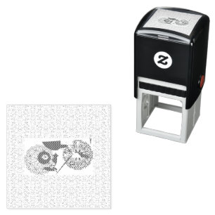 Briefmarke aus nicht behandeltem Kautschuk Zulas Permastempel