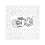 Briefmarke aus nicht behandeltem Kautschuk | Zulas Permastempel (Design)