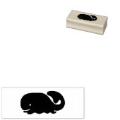 Briefmarke aus niedlichem Whaledesign Gummistempel (Stempel)