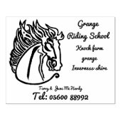 Briefmarke aus Pferdekautschuk Gummistempel (Prägung)