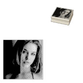 Briefmarke aus Portrait Gummistempel (Stempel)