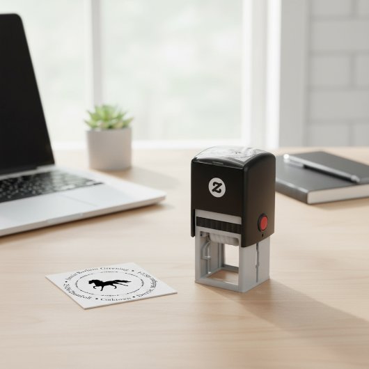 Briefmarke aus Reitadresse Permastempel