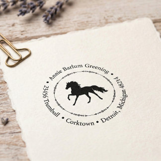 Briefmarke aus Reitadresse Permastempel