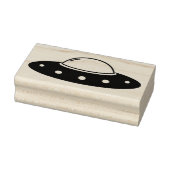 Briefmarke aus Saucer Rubber Gummistempel (Stempel)